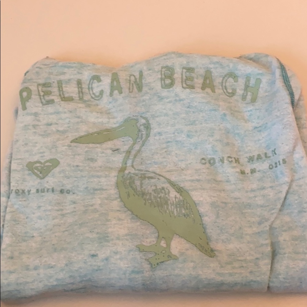 Distressed Roxy Zipper Sweatshirt ! - Picture 2 of 2